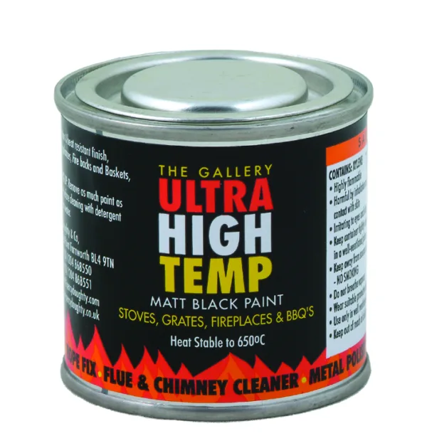 120ML MATT BLACK STOVE PAINT